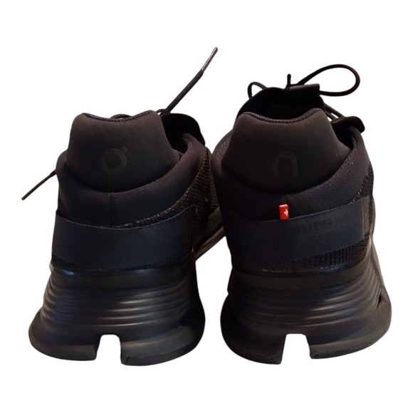 On‎ Running Men\'s 12.5 Cloudnova Athletic Sneakers Lace-Up Black Shoes main image 4